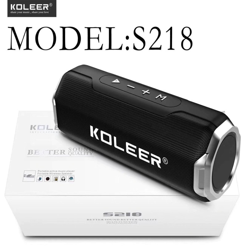 KOLEER S218 Bluetooth Deep Bass Wireless Speaker