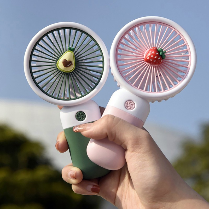 Portable Mini Fan USB Rechargeable Fan, Fruit